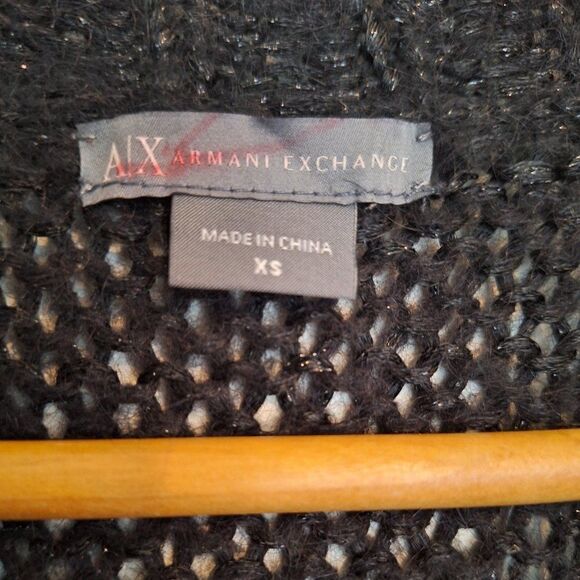 A/X Armani Exchange Sweater Women's‎ Black  Long Sleeve size xs - Picture 2 of 6